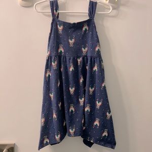 Blue Minnie rainbow dress